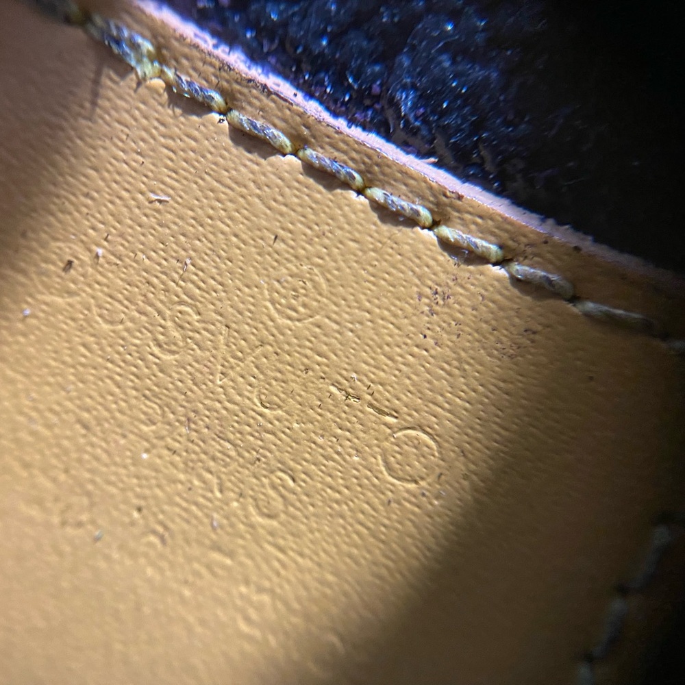 Louis Vuitton Dauphine Cosmetic Pouch Yellow EPI Leather - Picture 5 of 13